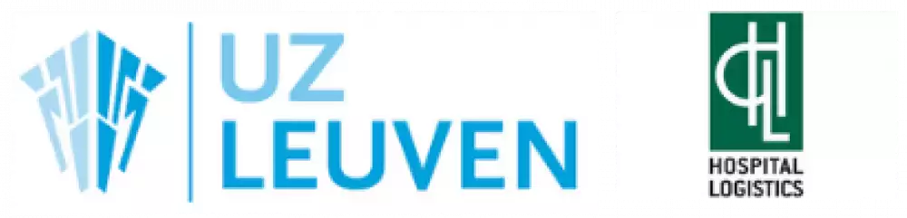 Logo UZ Leuven en Hospital Logistics